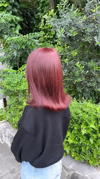 セミロング カラー 🩶【推しハイトーン 】yuzu🩶のヘアスタイル