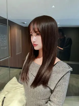 ロング カラー ヘアアレンジ 【大阪で1番優しい 美容師】りょんのヘアスタイル
