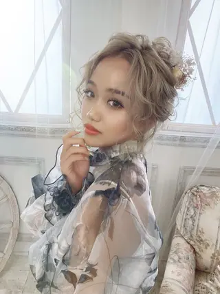 ヘアアレンジ lien natsukiのヘアスタイル