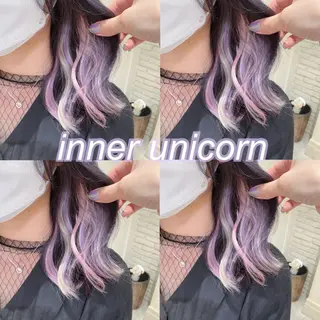 ミディアム カラー 横浜🍒カット エクステ/RIEのヘアスタイル