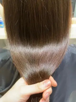 ロング ツバサ 髪質改善のヘアスタイル