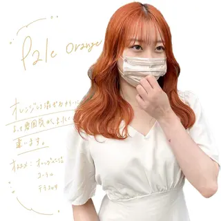 セミロング カラー 高橋 みく/ minim 暖色のヘアスタイル