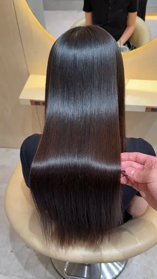 ロング カラー レイヤー✨縮毛矯正 川村利幸のヘアスタイル