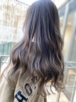 ロング カラー 髪質改善/ ブリーチ/中尾のヘアスタイル