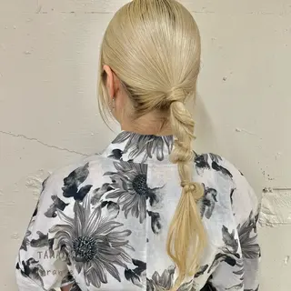 ヘアアレンジ charm《銀座》 縮毛矯正/ヘアセットのヘアスタイル