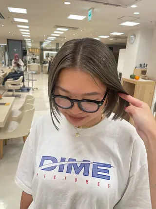 ショート カラー 暖色レイヤー 🥀REIRIのヘアスタイル