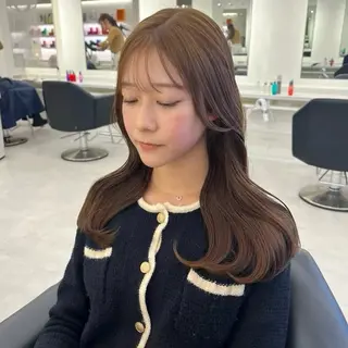 セミロング ParveMix /石田 佳澄🩶のヘアスタイル