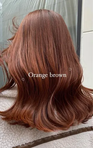 ミディアム カラー ヘアアレンジ アンククロス渋谷【ANKH CROSS】所属・韓国ヘア┊︎レイヤー ┊︎haruka🌙のヘアスタイル