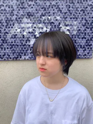 ショート HAIR SALONgenie (ヘアーサロンジーニー)所属・嶋崎 啓人のヘアスタイル