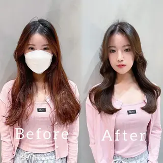 ロング LOMA🇰🇷 銀座クボタのヘアスタイル