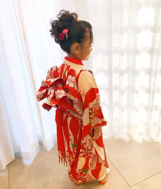 ヘアアレンジ キッズ 池田 みのりのヘアスタイル