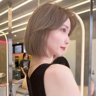ショート 艶カラー/ボブ /似合わせ/田口愛那のヘアスタイル