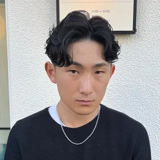 ショート パーマ メンズ barber　shop KING所属・💈メンズ　床屋💈 似合わせ💈春日井のヘアスタイル