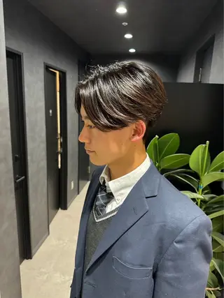 パーマ ヘアアレンジ メンズ 川合 智之のヘアスタイル