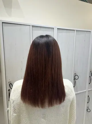 ロング 加藤 風花のヘアスタイル