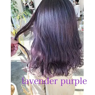 セミロング カラー ハイトーン/レイヤー /ケアブリーチ石川治のヘアスタイル