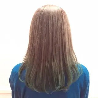 ロング カラー 韓国 縮毛矯正 髪質改善 木村のヘアスタイル