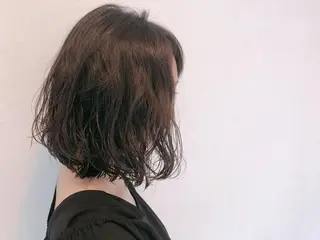 ミディアム パーマ The book hand salon所属・伊藤 さやかのヘアスタイル