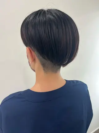 ショート 【北千住】🌈韓国風 レイヤー✨小顔カットのヘアスタイル