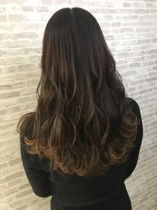 ロング カラー ✨圧倒的ツヤ髪✨ 小野あすかのヘアスタイル