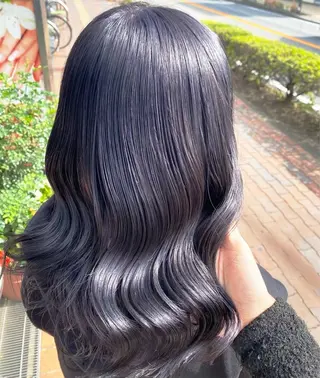 カラー モデル募集🈁🩶 志田美紀のヘアスタイル