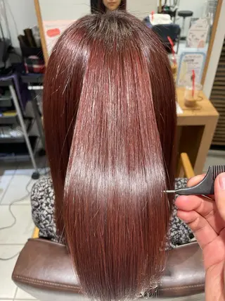 ミディアム Bonheur所属・茨木メンズ/フェザー パーマ/酒井壮大のヘアスタイル