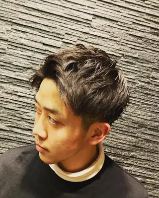 ショート メンズ ヒロ銀座 バーバーショップ神楽坂所属・ひらお あおとのヘアスタイル