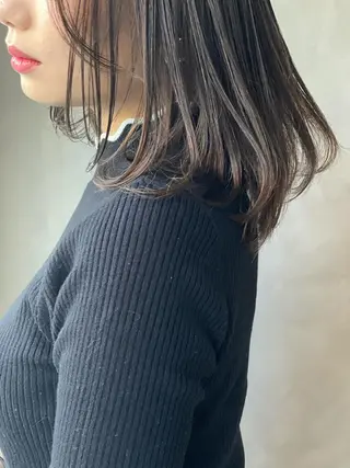 ミディアム カラー omocha hair salon所属・大嶋 伸吾のヘアスタイル