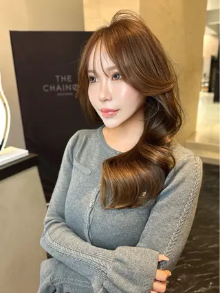 ロング カラー 中韓🇨🇳🇰🇷 🤍TAKAHIROのヘアスタイル