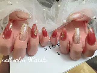 ネイル 💜ワンホンネイル ナインカラット💎のネイルデザイン