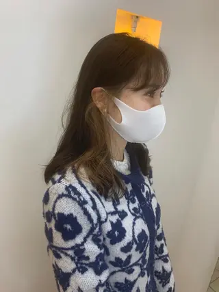 ミディアム Liike所属・🎀透明感カラー🎀 Yurinoのヘアスタイル