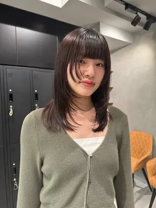 セミロング レイヤー/ウルフ🤎 mayo.のヘアスタイル