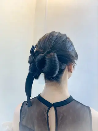 ヘアアレンジ iLuce所属・hair make もりした ゆうのヘアスタイル