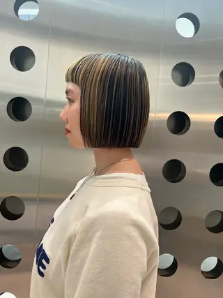 ショート カラー 堀江 /木下椋麻のヘアスタイル