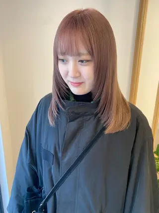 ミディアム knock所属・knock　國友 華乃のヘアスタイル