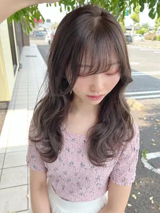セミロング 具志 正太のヘアスタイル