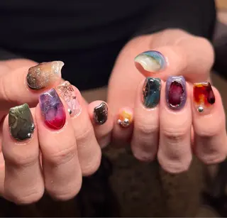 ネイル Earth♀ taru🪱のネイルデザイン