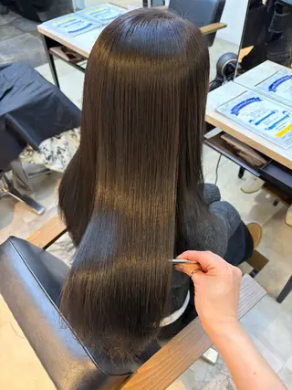 ロング カラー 🥀韓国ヘア🥀 宮津真菜のヘアスタイル