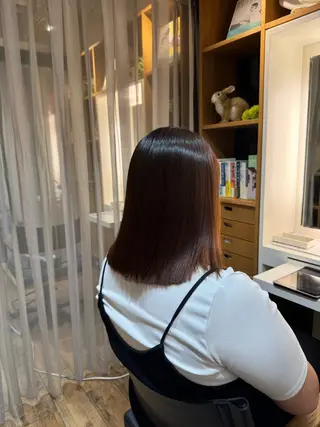 セミロング afloatkobe所属・美髪/髪質改善 川口凌弥のヘアスタイル