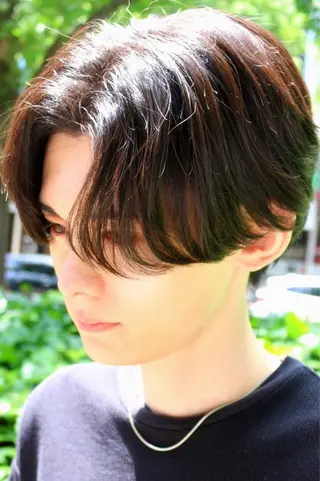 ショート カラー メンズ カラーモデル/上村 コウスケのヘアスタイル