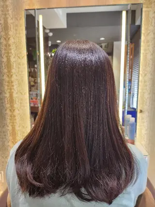 ロング カラー/髪質改善/ カット/にこるのヘアスタイル