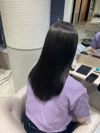 セミロング カラー HARUKA韓国ヘア /Luana梅田のヘアスタイル