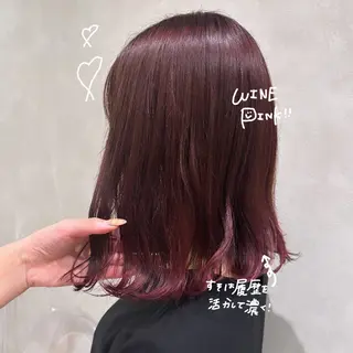 ミディアム カラー regalo Acari🍎のヘアスタイル