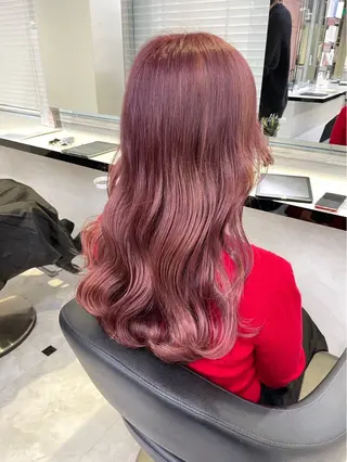 ロング カラー 🤍透明感カラー ×縮毛矯正🤍ゆうのヘアスタイル