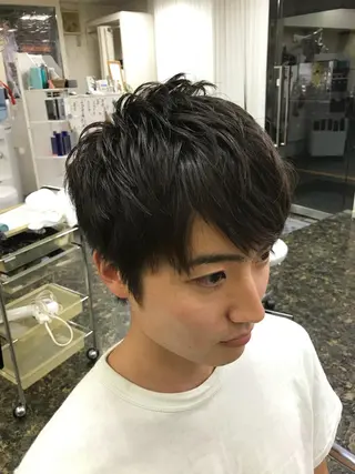 メンズ 中野 健人のヘアスタイル