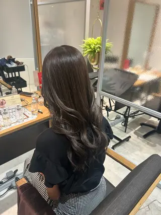 ロング カラー 💜無料モデル募集 ‪𓂃🫧Miyuのヘアスタイル