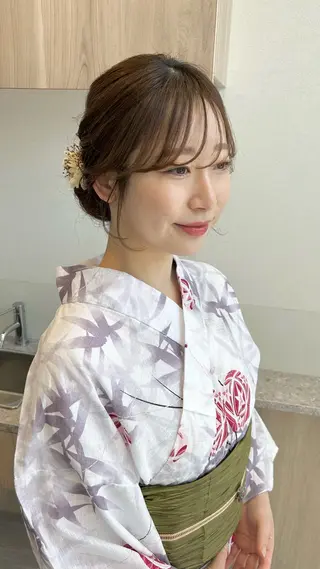 ヘアアレンジ 似合わせ艶髪カラー ❤️ハダユミのヘアスタイル