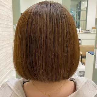 ミディアム 肥後 有紗のヘアスタイル