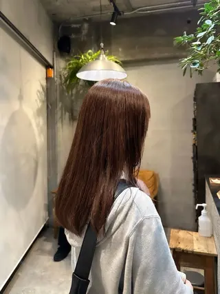 ロング カラー 中川 楓馬のヘアスタイル