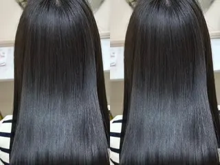 ロング 服部大地/ブリーチ 無しWカラー髪質改善のヘアスタイル